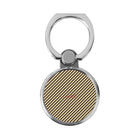 Butter & Brown Striped Diagonal Anello supporto classico per telefono