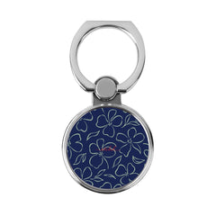 Navy & Sage Floral Classic Ring Holder by etchd