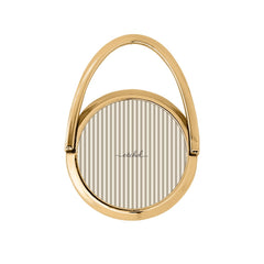 Neutral Striped Hoop Ring Holder by etchd
