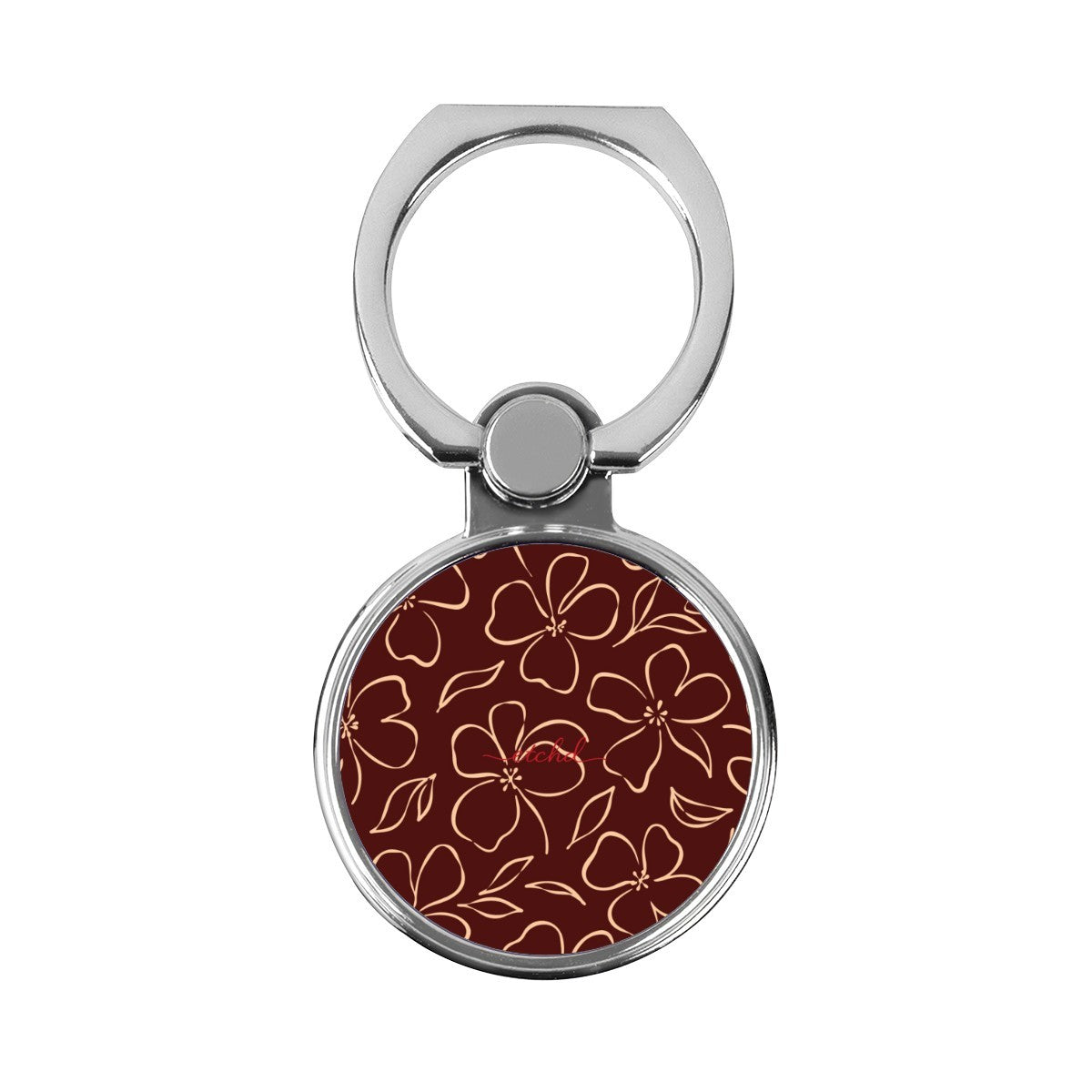 Cherry & Peach Floral Classic Ring Holder by etchd
