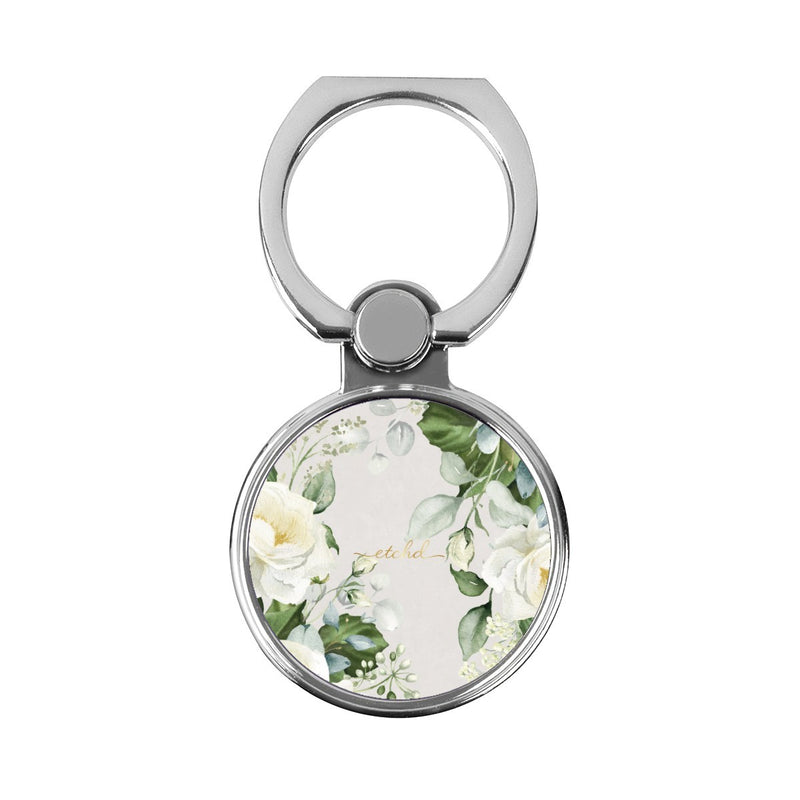 White Roses Klassische Ring Handyhalterung-zoom-