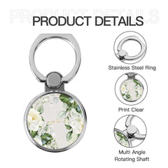 White Roses Classic Ring Holder by etchd, view 5