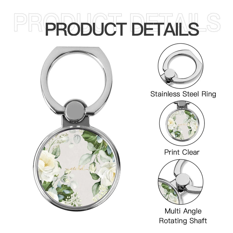 White Roses Klassische Ring Handyhalterung-zoom-