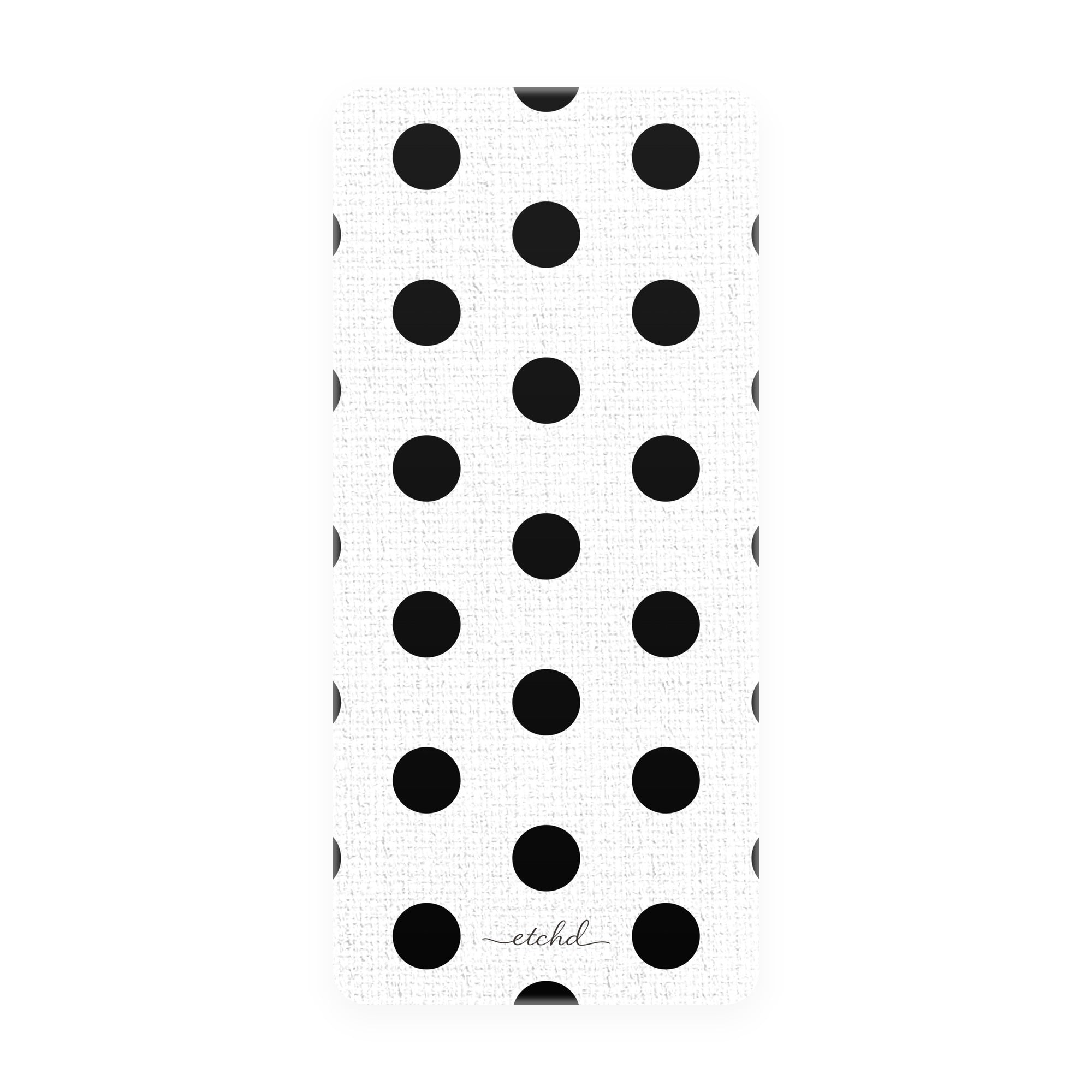 Black & White Polka Dot Phone Stand by etchd, view 5