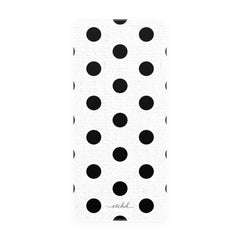 Black & White Polka Dot Phone Stand by etchd, view 5