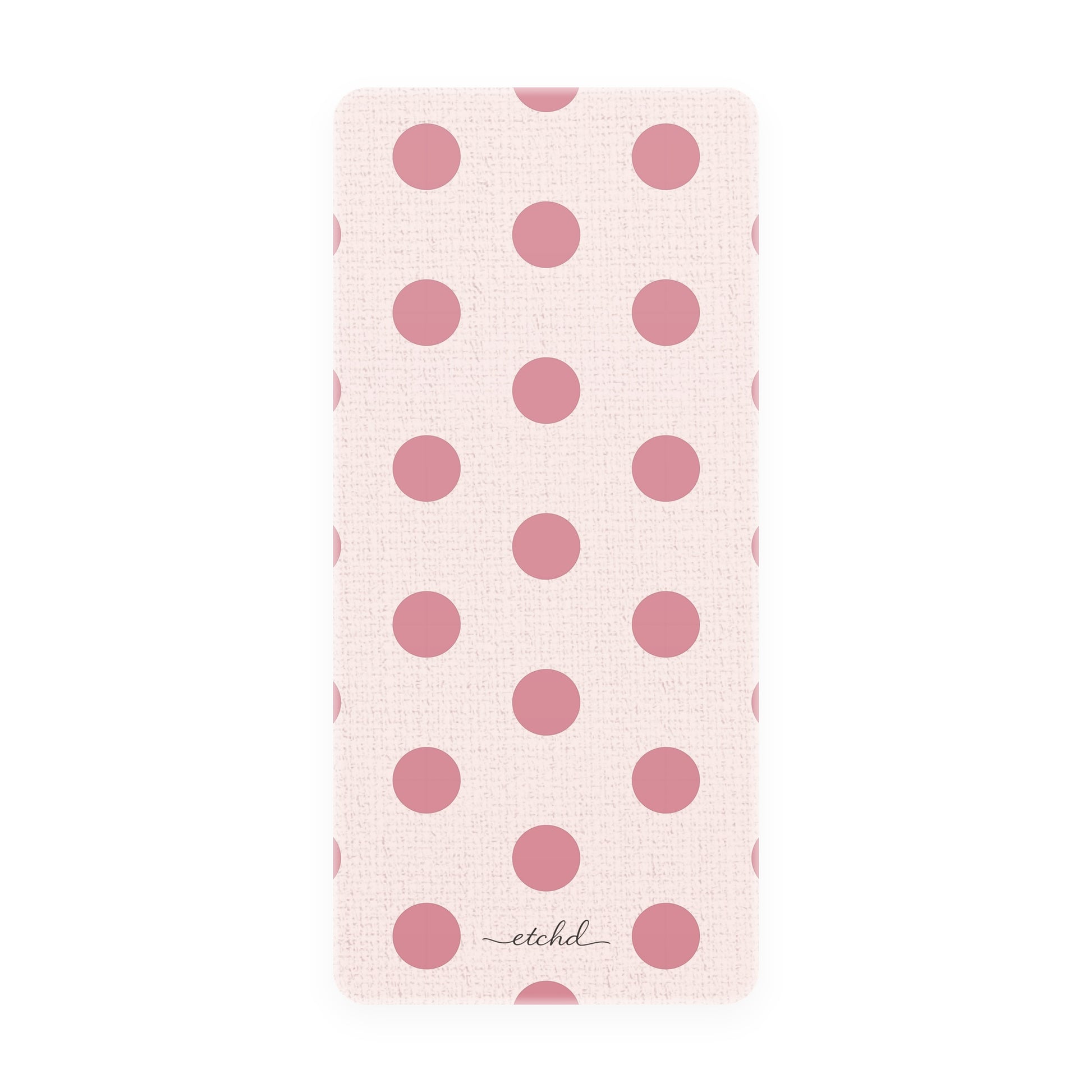 Blush & Cream Polka Dot Phone Stand by etchd, view 5