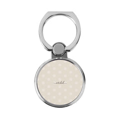 Neutral Polka Dot Classic Ring Holder by etchd
