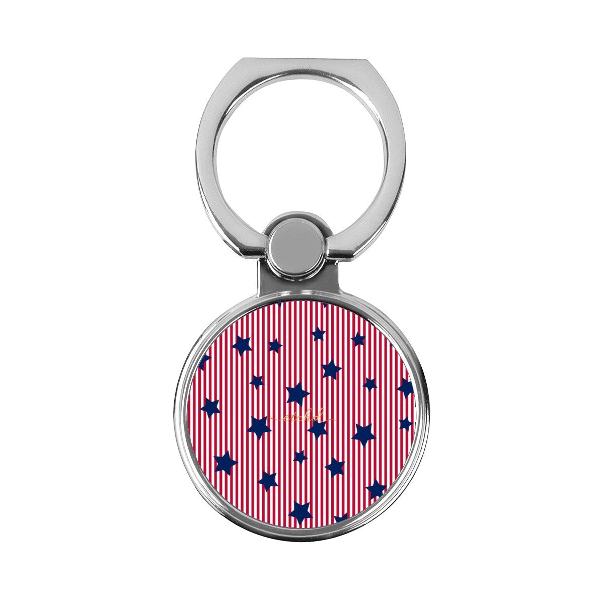 Red Stripes & Blue Stars Classic Ring Holder by etchd