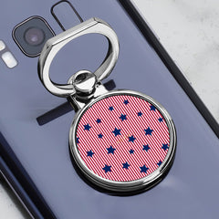 Red Stripes & Blue Stars Classic Ring Holder by etchd, view 3