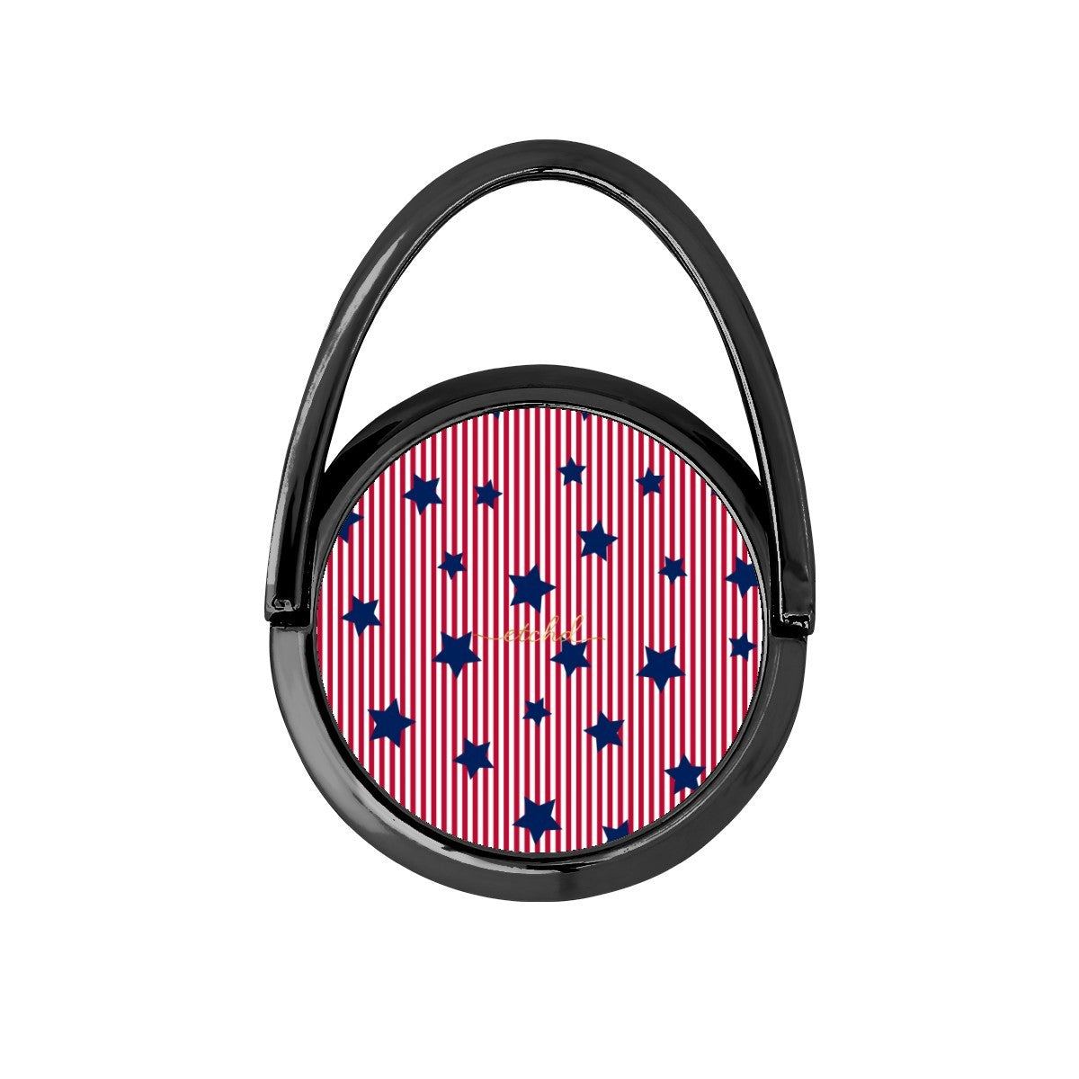 Red Stripes & Blue Stars Hoop Ring Holder by etchd, view 8