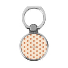 Terracotta & Cream Polka Dot Anillo soporte clásico para móvil
