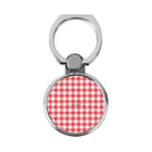 Cherry & White Gingham Classic Ring Holder