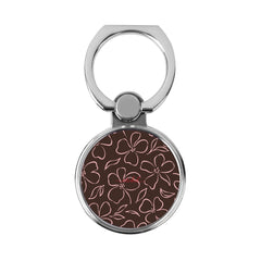 Espresso & Blush Floral Classic Ring Holder by etchd