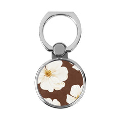 Mocha Blossom Classic Ring Holder by etchd