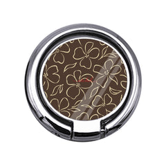 Butter & Brown Floral Slim Ring Holder by etchd