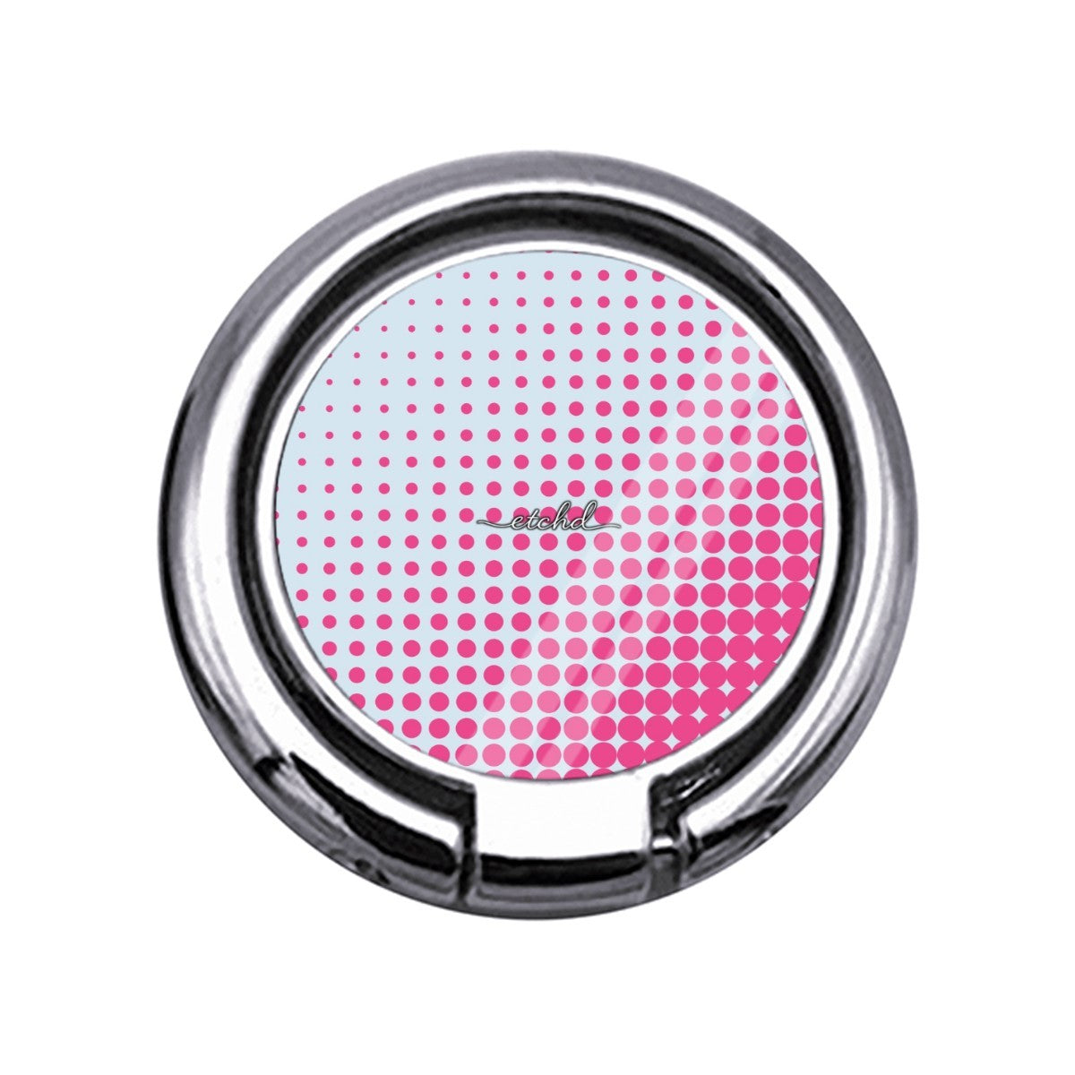 Bubblegum Halftone Slim Ring Holder by etchd