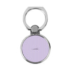 Lilac & Cream Striped Klassische Ring Handyhalterung