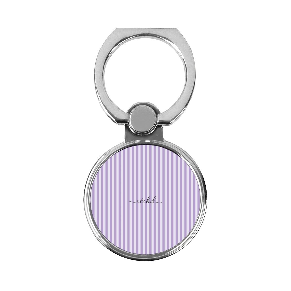 Lilac & Cream Striped Classic Ring Holder by etchd
