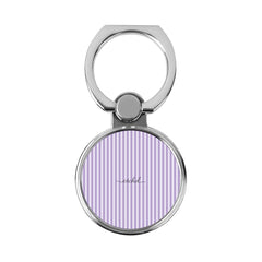 Lilac & Cream Striped Classic Ring Holder by etchd