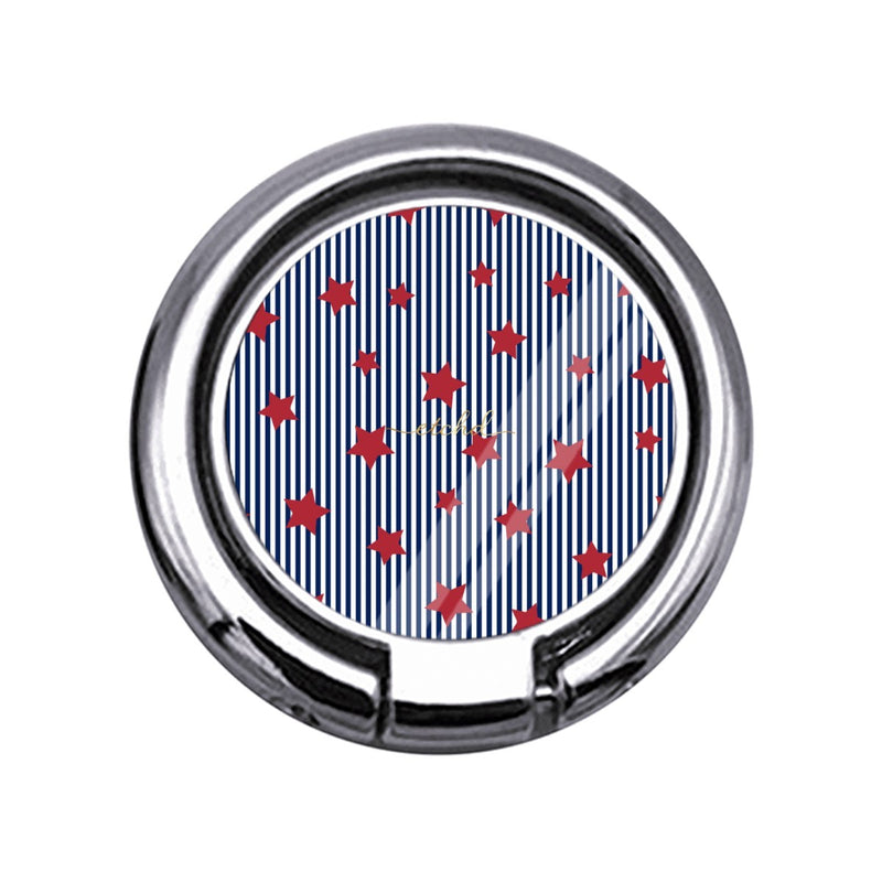 Blue Stripes & Red Stars Slim Ring Holder-zoom-
