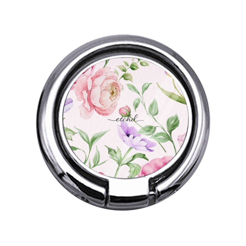 Peony Bloom Flache Ring Handyhalterung-zoom-