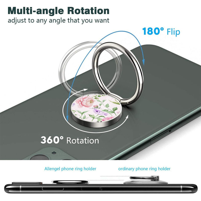 Peony Bloom Flache Ring Handyhalterung-zoom-