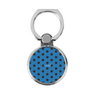Espresso & Cerulean Polka Dot Classic Ring Holder