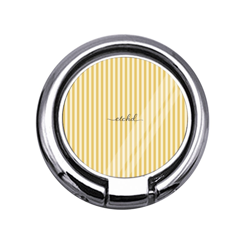 Butter & Cream Striped Flache Ring Handyhalterung-zoom-