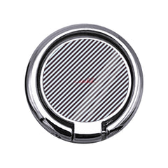 Plum & Blue Striped Diagonal Slim Ring Holder by etchd
