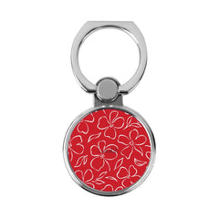 Classic Red & White Floral Classic Ring Holder by etchd