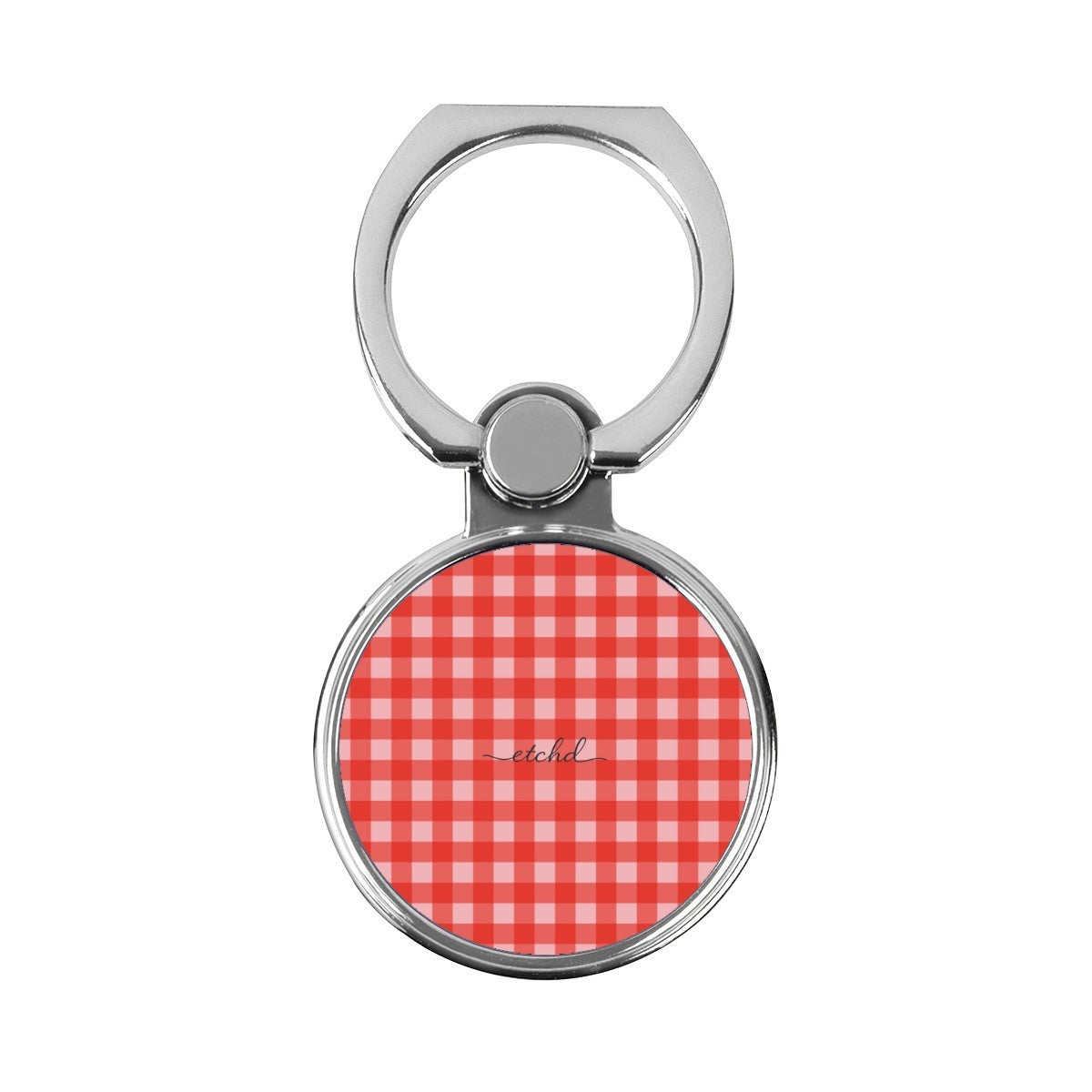 Blush & Poppy Gingham Classic Ring Holder by etchd