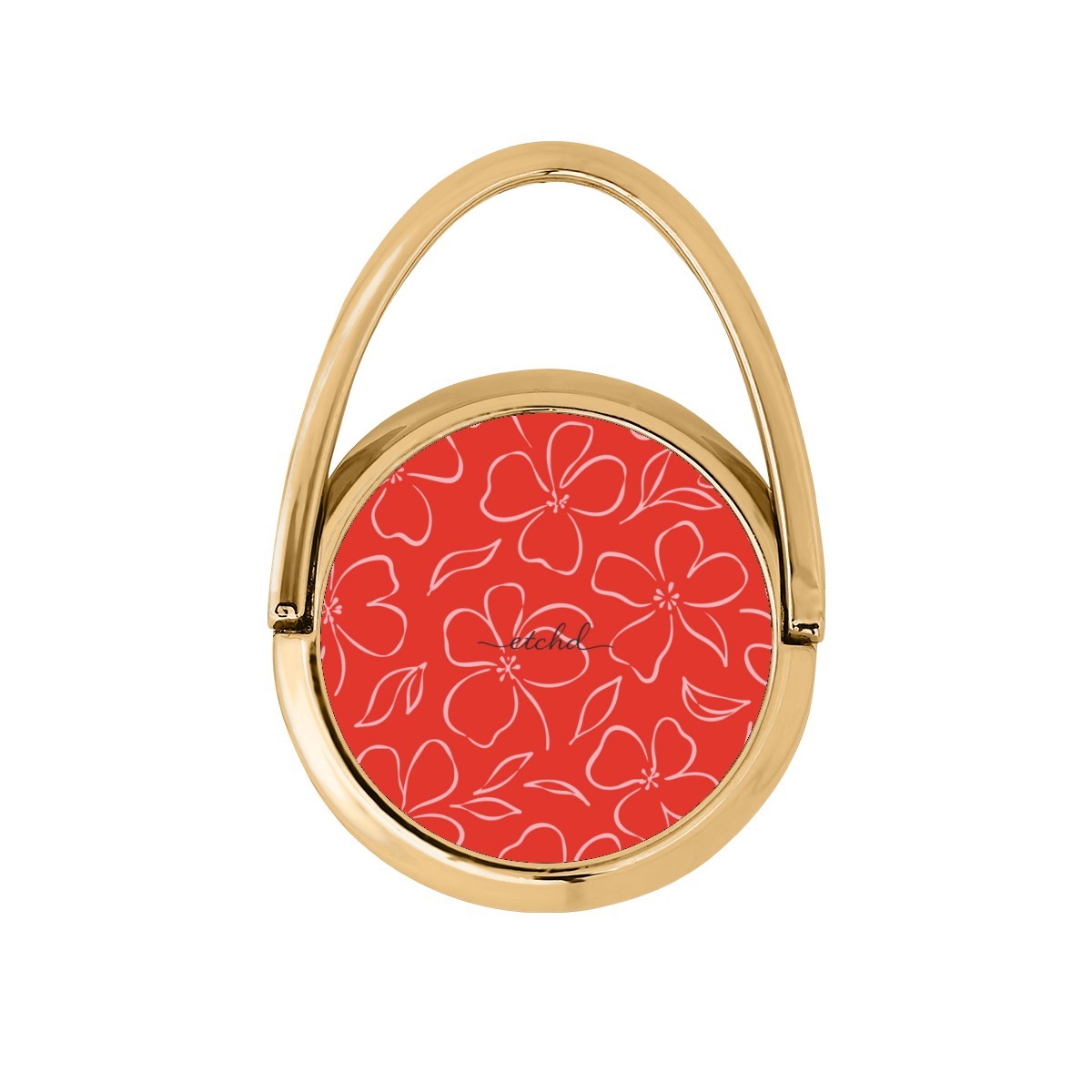 Poppy & Blush Floral Hoop Ring Holder by etchd