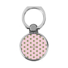 Green & Pink Polka Dot Classic Ring Holder