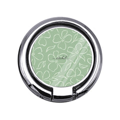 Sage & Cream Floral Slim Ring Holder by etchd