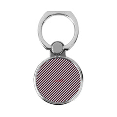 Blue & Cherry Striped Diagonal Classic Ring Holder by etchd