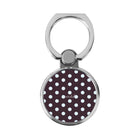 Blue & Plum Polka Dot Classic Ring Holder