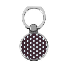 Blue & Plum Polka Dot Classic Ring Holder by etchd