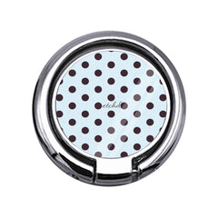 Plum & Blue Polka Dot Slim Ring Holder by etchd