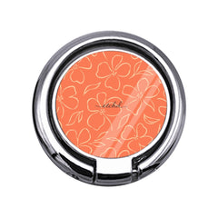 Coral & Peach Floral Slim Ring Holder by etchd