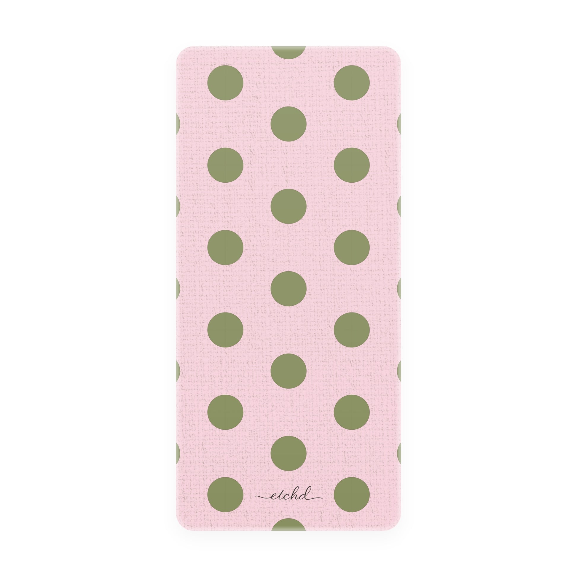 Green & Pink Polka Dot Phone Stand by etchd, view 5