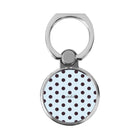 Plum & Blue Polka Dot Anello supporto classico per telefono