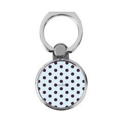 Plum & Blue Polka Dot Classic Ring Holder by etchd