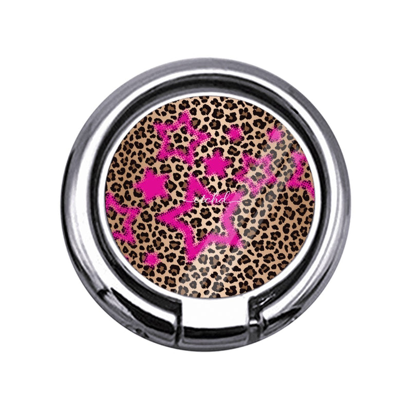 Y2K Leopard Flache Ring Handyhalterung-zoom-