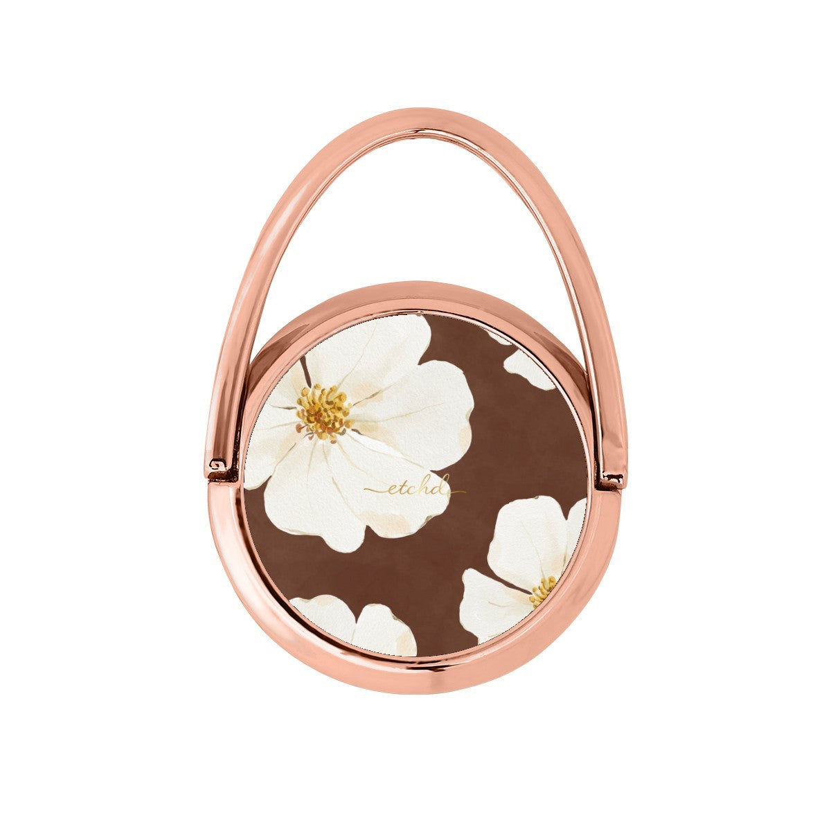 Mocha Blossom Hoop Ring Holder by etchd, view 7