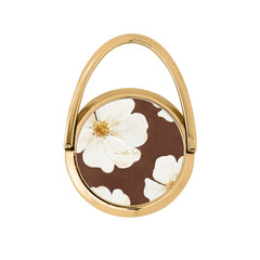 Mocha Blossom Hoop Ring Holder by etchd