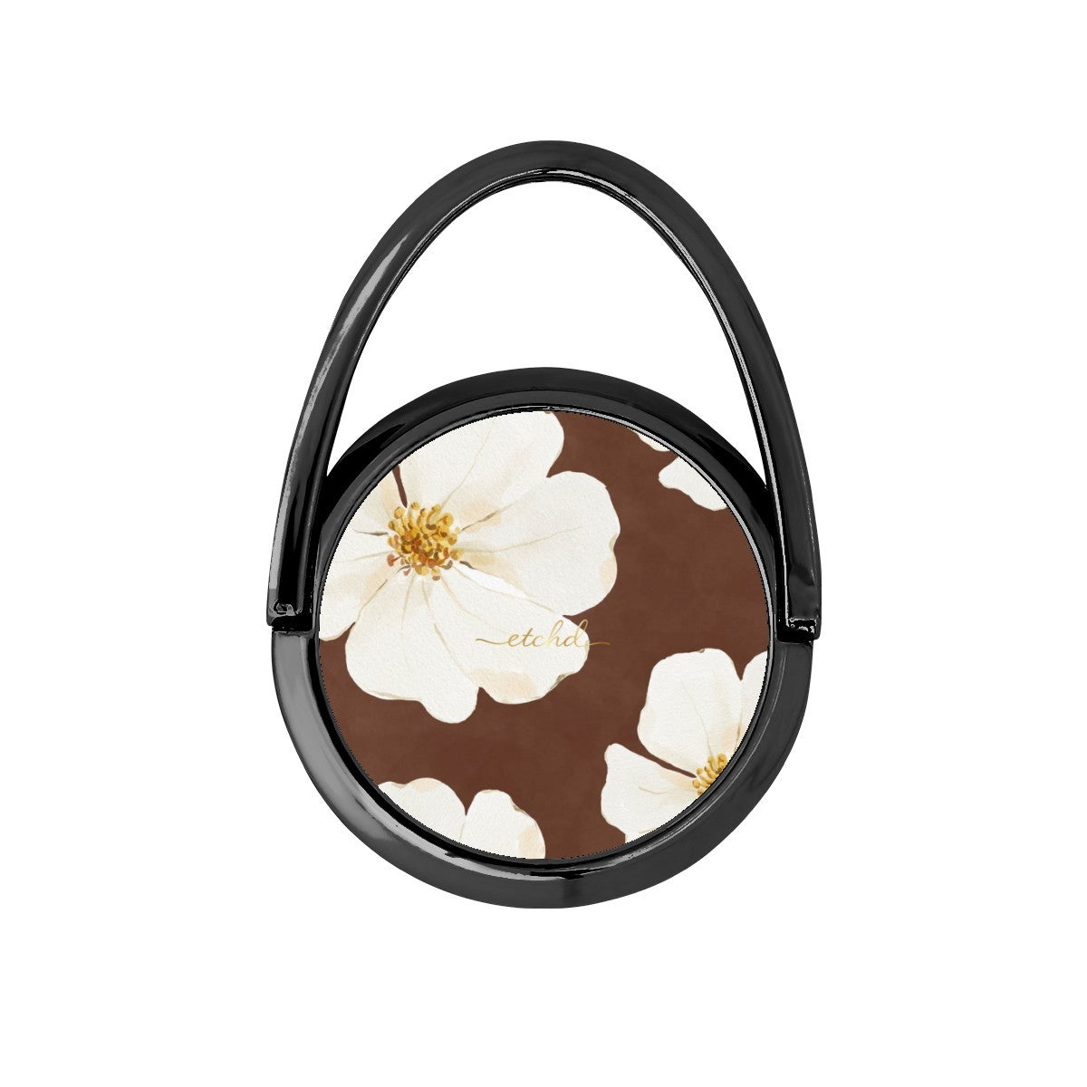 Mocha Blossom Hoop Ring Holder by etchd, view 8