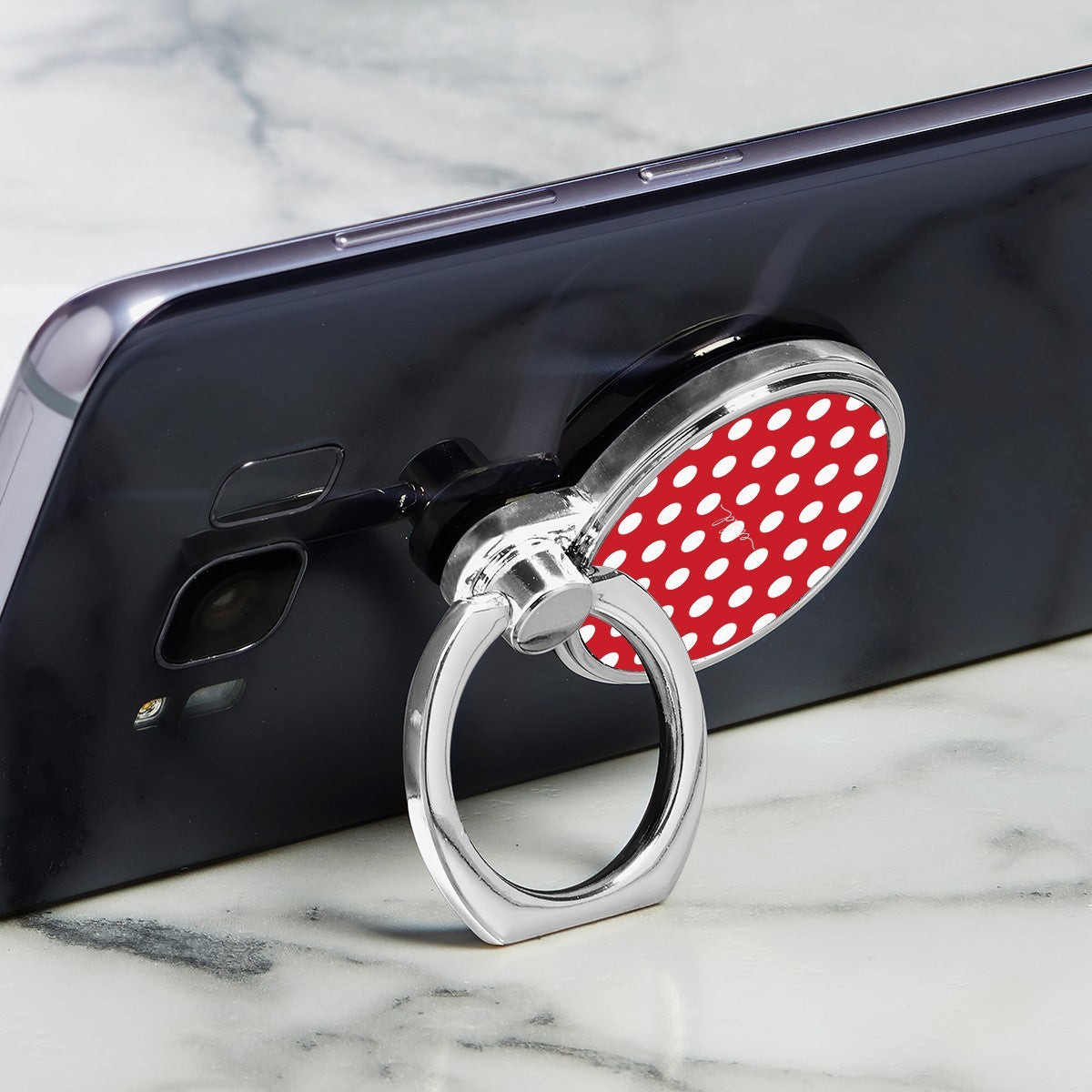 Classic Red & White Polka Dot Classic Ring Holder by etchd, view 2