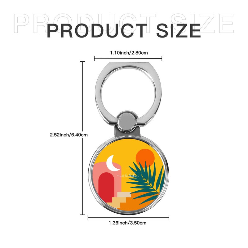 Tropical Sunset Klassische Ring Handyhalterung-zoom-