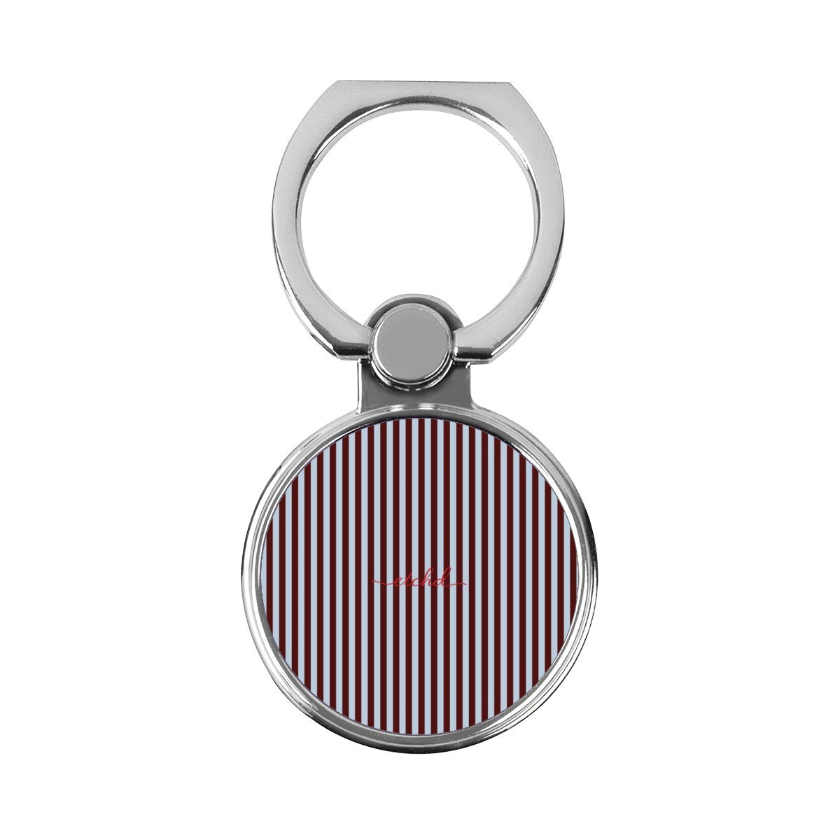 Blue & Cherry Striped Classic Ring Holder by etchd