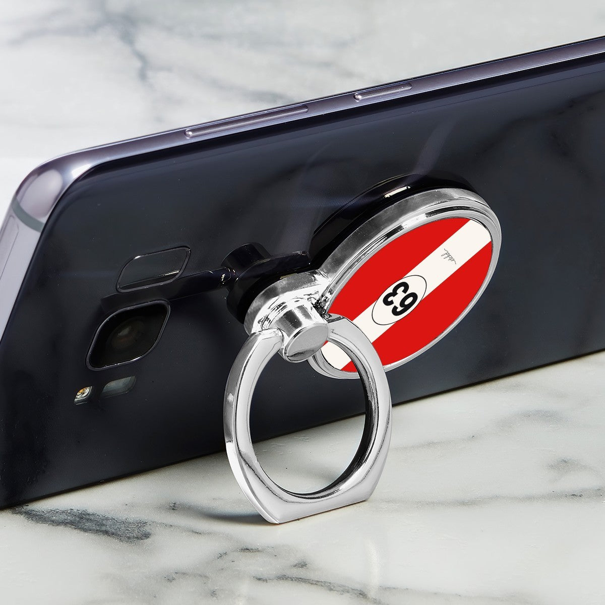 Monza Red Classic Ring Holder by etchd, view 2